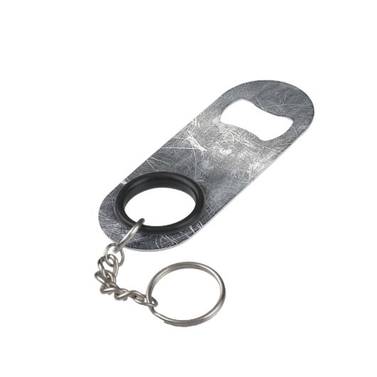 射手座〔占星術の〕十二宮図サインインSilver Steel キーホルダー栓抜き (裏面アングル)