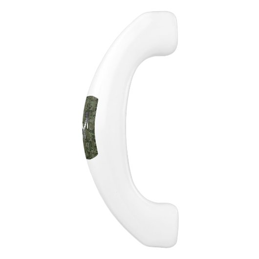 射手座〔占星術の〕十二宮図サインオンウッドランドカモフラージュ セラミックキャビネット取っ手 (側面)