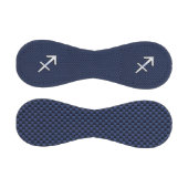 射手座〔占星術の〕十二宮図サインオンネイビー炭素繊維プリント 野球ボール (パネル)