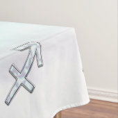 射手座〔占星術の〕十二宮図サインオンマザーオブパールスタイル テーブルクロス (インサイチュ)