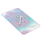 射手座〔占星術の〕十二宮図サインオンマザーオブパールスタイル マグネット (右側)