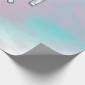 射手座〔占星術の〕十二宮図サインオンマザーオブパールスタイル ラッピングペーパー (角)