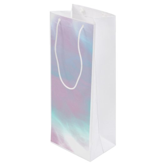 射手座〔占星術の〕十二宮図サインオンマザーオブパールスタイル ワインギフトバッグ (裏面アングル)