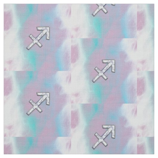 射手座〔占星術の〕十二宮図サインオンマザーオブパールデコール ファブリック (見本)