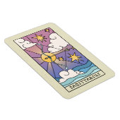 射手座〔占星術の〕十二宮図サイン抽象芸術アートヴィンテージ マグネット (右側)