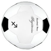 射手座〔占星術の〕十二宮図シンボル標準by K Yoncich サッカーボール (回転)