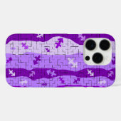 射手座〔占星術の〕十二宮図ストライプ Case-Mate iPhoneケース (裏面 (横))