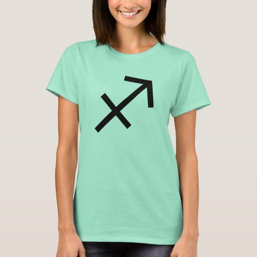 射手座〔占星術の〕十二宮図タンクトップ Tシャツ (正面)