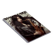 射手座〔占星術の〕十二宮図ミュージシャンサキソフォン ノートブック (右側)