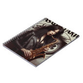 射手座〔占星術の〕十二宮図ミュージシャンサキソフォン ノートブック (左側)