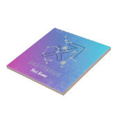 射手座〔占星術の〕十二宮図占星術星座 タイル (側面)