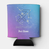 射手座〔占星術の〕十二宮図占星術星座 缶クーラー (裏面)