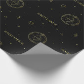 射手座〔占星術の〕十二宮図占星術星形勾配 ラッピングペーパー (角)