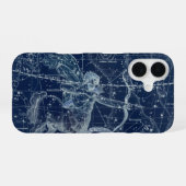 射手座〔占星術の〕十二宮図標識ヴィンテージイラストレーション iPhone 16ケース (裏面横)