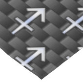 射手座〔占星術の〕十二宮図標識炭素繊維スタイル テーブルクロス (アングル)