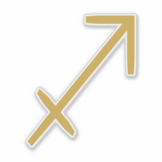 射手座〔占星術の〕十二宮図標識 シール (正面)