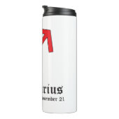 射手座〔占星術の〕十二宮図標識 タンブラー (回転右)