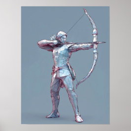 射手座〔占星術の〕十二宮図標識 ポスター