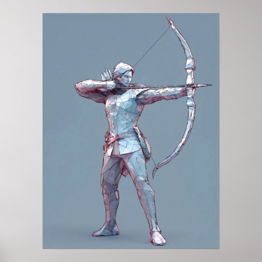 射手座〔占星術の〕十二宮図標識 ポスター (正面)