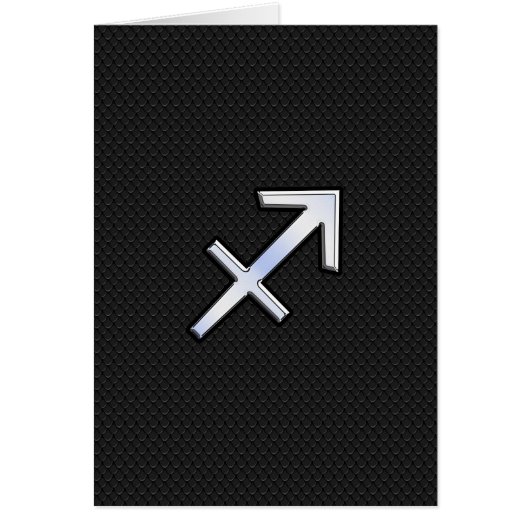 射手座〔占星術の〕十二宮図記号（黒いヘビの肌） (正面)