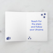 射手座〔占星術の〕十二宮図誕生日カード カード (内部)