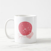 射手座〔占星術の〕十二宮図 コーヒーマグカップ (左)