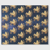 射手座〔占星術の〕十二宮図 ラッピングペーパー (フラット)