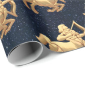 射手座〔占星術の〕十二宮図 ラッピングペーパー (ロールコーナー)