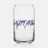 射手座 – 反射 ガラス缶 (正面)