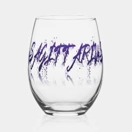 射手座 – 反射 ステムなしワイングラス