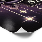 射手座「地平を追う」光沢のあるポスター ポスター (コーナー)