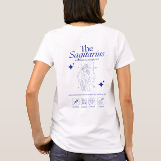 射手座 星座 射手 占星術 ラインアート Tシャツ