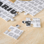 射手座、私の(占星術の)十二宮図のパズル ジグソーパズル (側面)