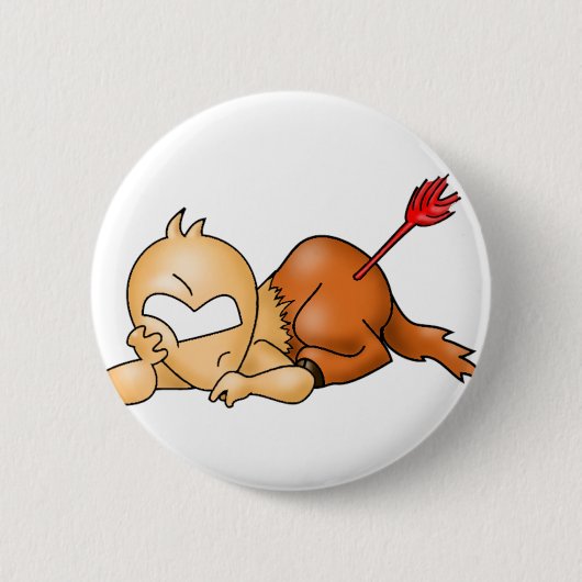 射手座 缶バッジ (正面)