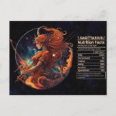 射手座 誕生日 ポストカード (正面)