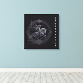 射手座- 11月22日～12月21日 キャンバスプリント (インサイチュ (ウッドフロア))