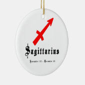 射手座、11月22日～12月21日 セラミックオーナメント (右)