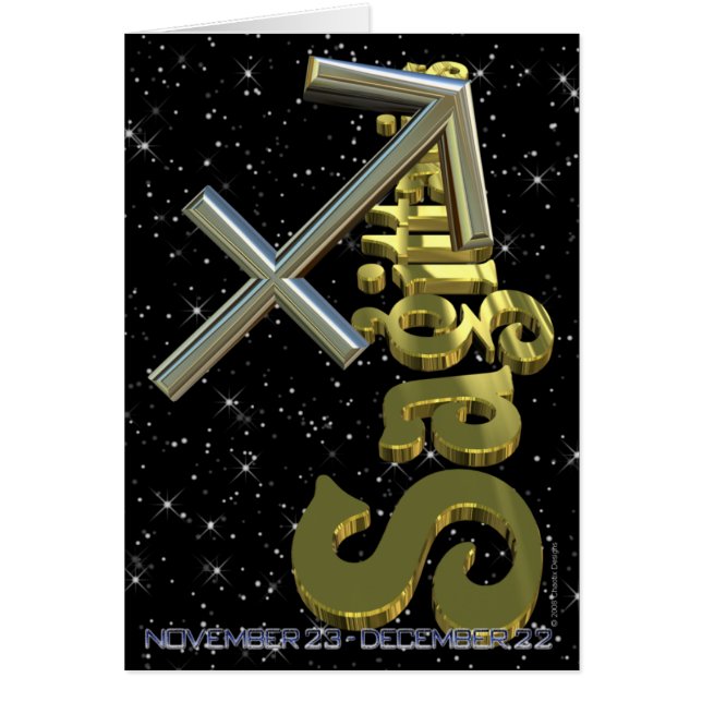 射手座- 11月23日から12月21日 (正面)