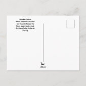 射手座 12月 誕生月 ポストカード (裏面)