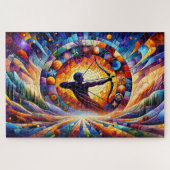 射手座: Cosmic Archer's Quest ジグソーパズル (横)