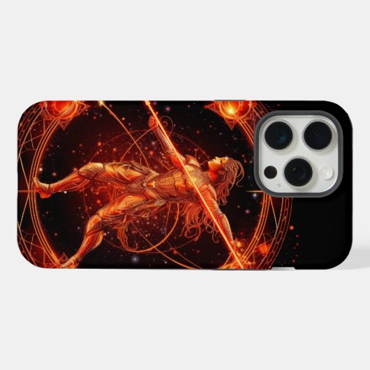 射手座 iPhoneケース (裏面横)