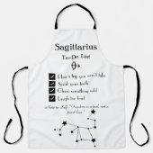 射手座- To-Doリスト エプロン (正面)