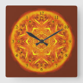 射手座AクウェーサーV4~タイムマシン~ スクエア壁時計 (正面)