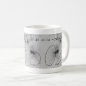 射手座A*座標Mag コーヒーマグカップ (正面右)