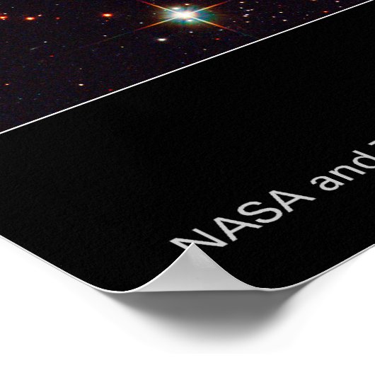 射手座DwarfIrregularGalaxy-20 ポスター (角)