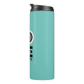 射手的盤ラブアーチェリパーソナライズされたー タンブラー (回転右)