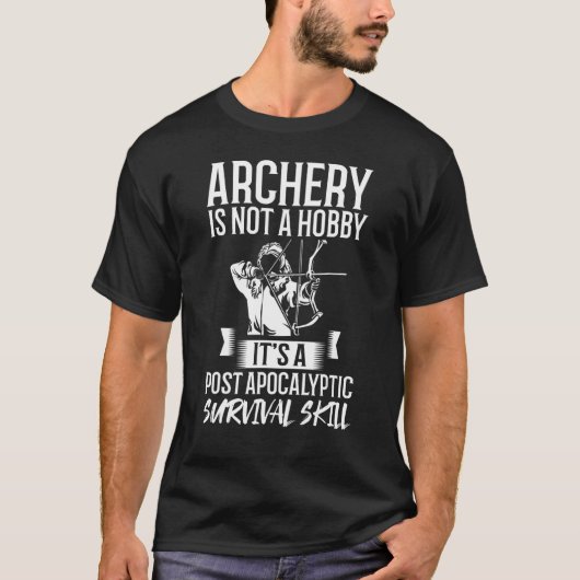 射手衣装アーチェリー引用文弓矢ゲームアーチング Tシャツ (正面)