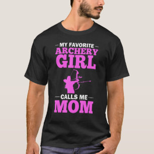 射手衣装マザー引用文弓矢ゲームアーチング Tシャツ