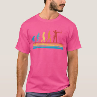 射手進化アーチェリーボウ Tシャツ
