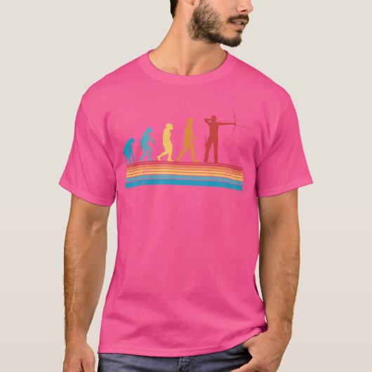 射手進化アーチェリーボウ Tシャツ (正面)